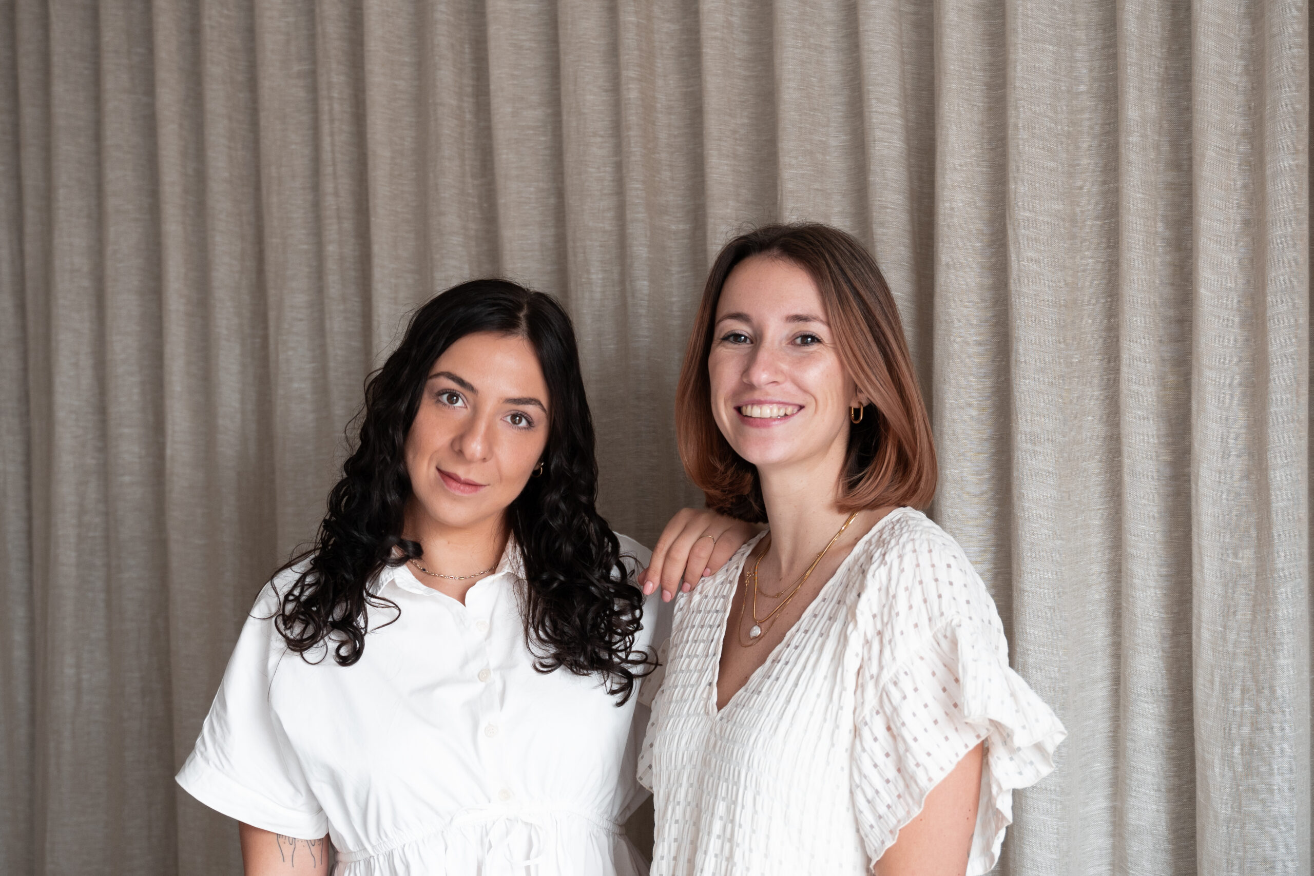 Ondernemers duo van de spritz fiets, Zeliha en Caroline. Bedrijf gerund door vrouwen