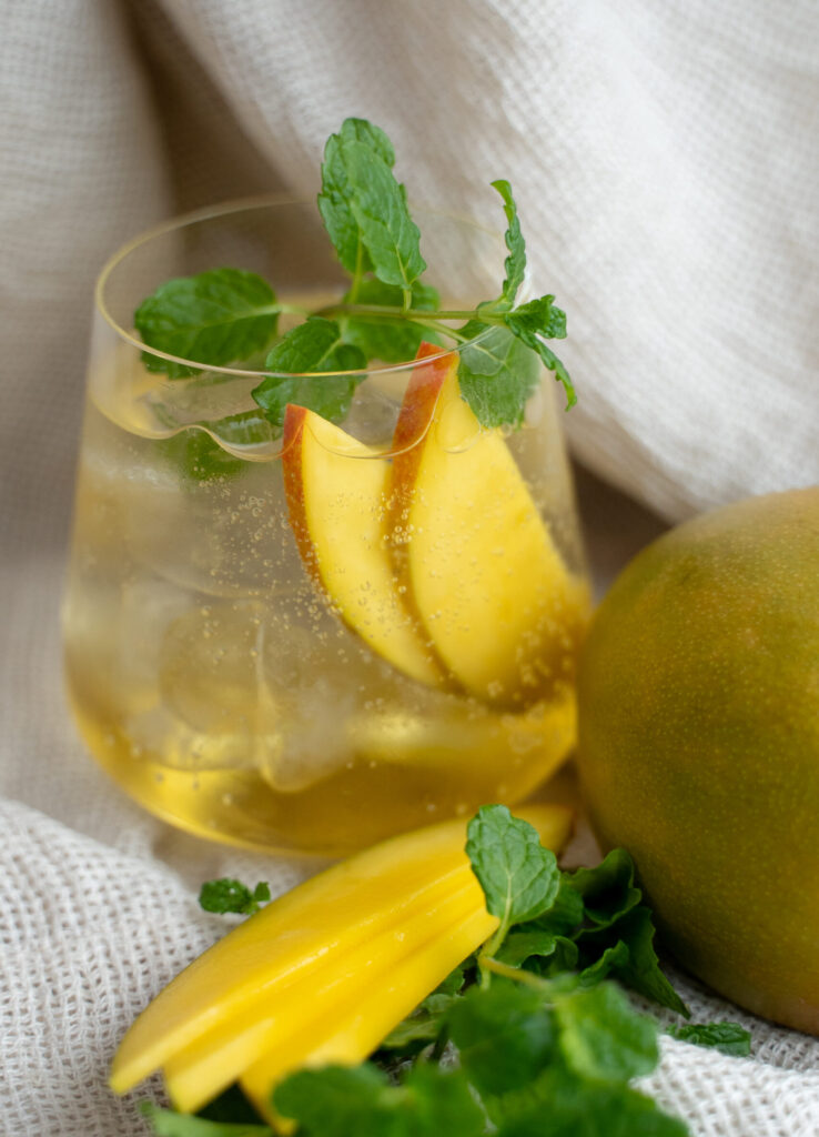 Mango spritz met munt